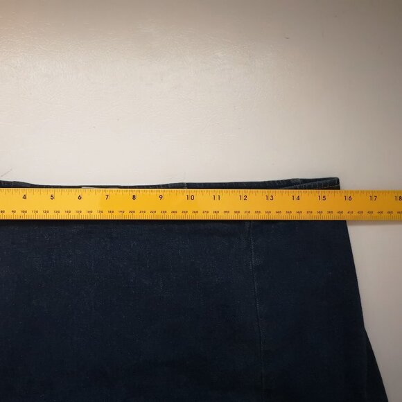 Digital Clothing Ladies Rough Hem Made In Canada Size Large Straight Jean Skirt - Picture 5 of 8